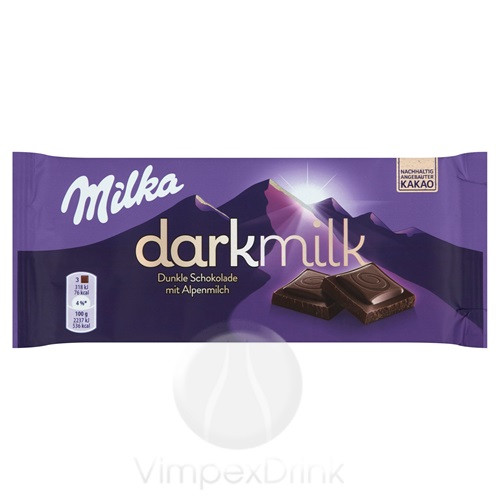 Milka Táblás darkmilk Ét-Tej 85g /25/