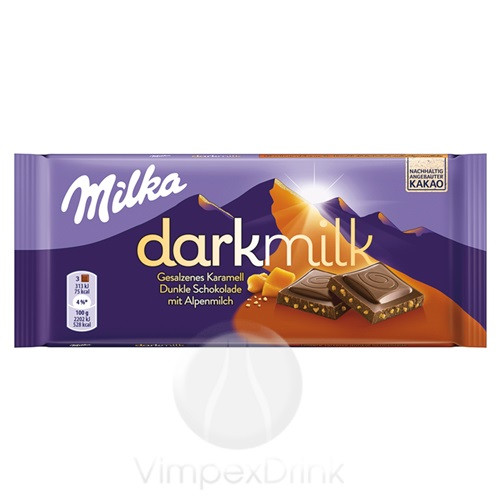 Milka Táblás darkmilkCaramel 85g /25/