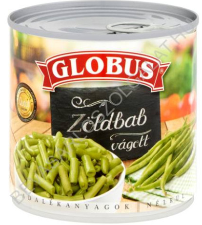 GLOBUS KONZERV Zöldbab vágott 400g/225g