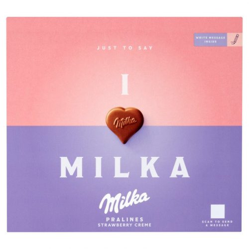 MILKA I LOVE Epres krémtöltött 110g /10/