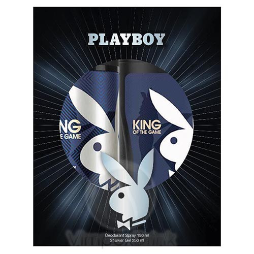 Playboy Set.King Deo 150+Tus 250ml Férfi