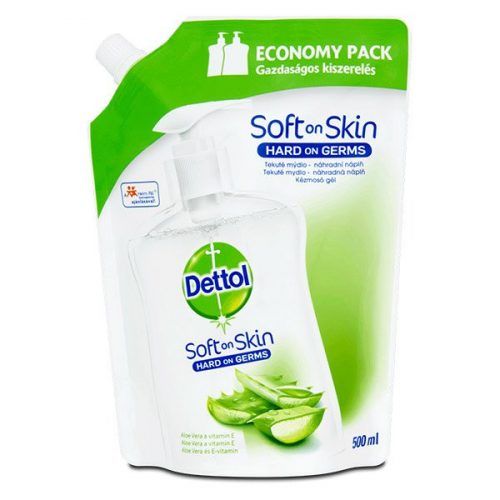 Dettol kézmosó gél utántöltő 500ml Aloe Vera