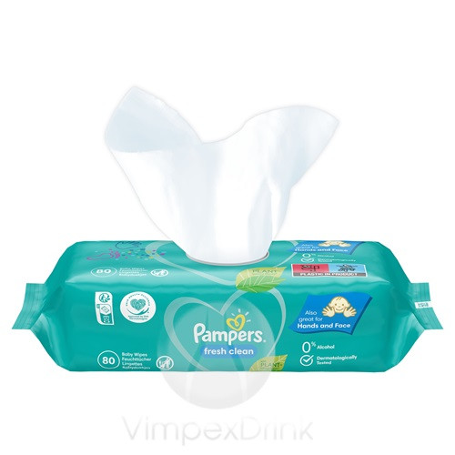 Pampers törlőkendő 80db Fresh Clean