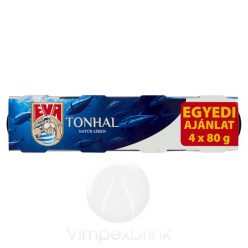 PODRAVKA EVA Tonhal natúr lében 4*80g