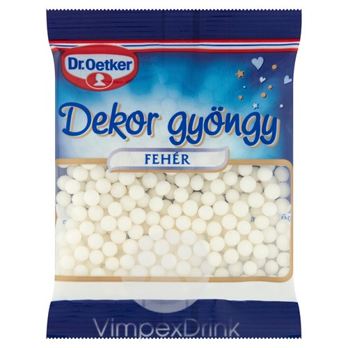 DR.OETKER DEKOR GYÖNGY FEHÉR 30G