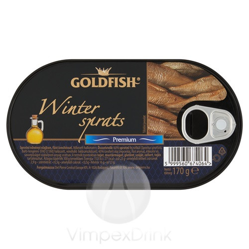 Goldfish füstölt sprotni olajban 170g