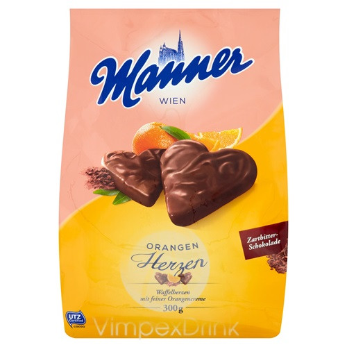 Manner Naracsos Ostyaszívek 300g /10/