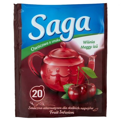 SAGA gyüm.tea 20 filt  Meggy 34g