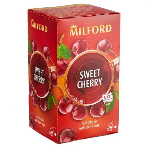 Milford Cseresznye ízű gyümölcstea 20x2g /5/