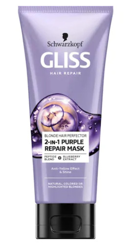 Gliss pakolás 150ml Blonde Perfector 2in1