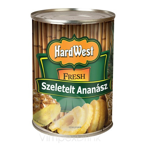 Hardwest ananász szeletelt 565g