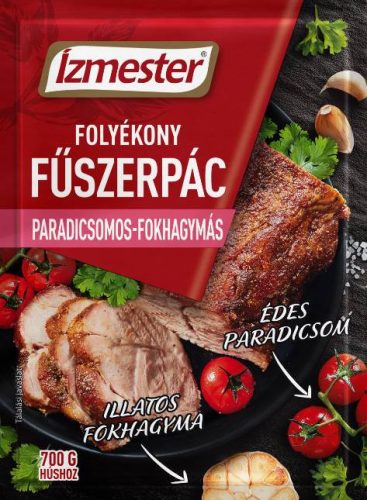 Ízmester folyékony fűszerpác paradicsomos-fokhagymás 80ml