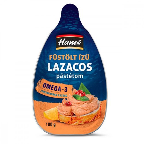 Hamé Füstölt Ízű Lazacos Pástétom 100g /16/