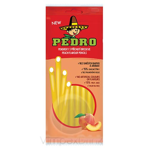 Pedro Gumicukor Peach pencils 80g /20/