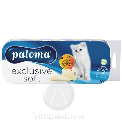 Paloma Toalettp.Ex.Soft 3 rét. 10 tek.Sárga