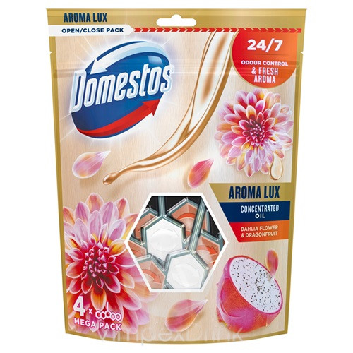 Domestos Aroma L. WC-rúd 4x55g Dahlia