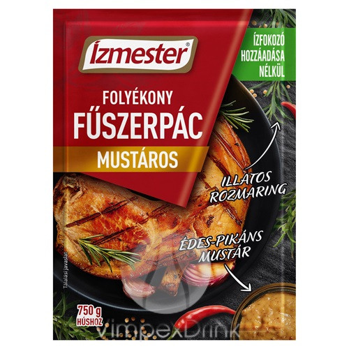 Ízmester foly. fűszerpác mustáros 80ml