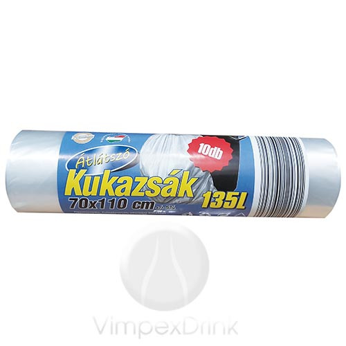 Kelly Átlátszó Kukazsák 135 liter