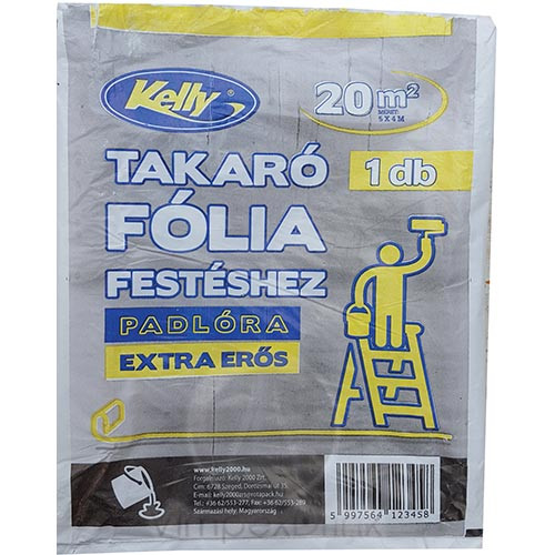 Kelly Extra erős takaró fólia 5*4m 20m