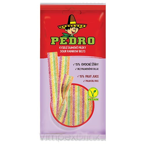 Pedro Rainbow belts gumicukor 80g