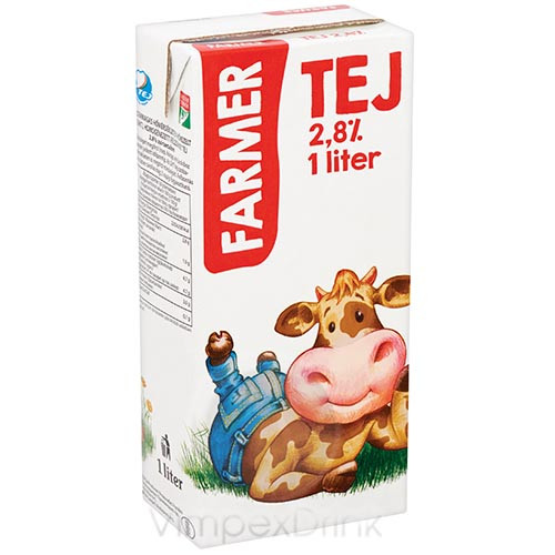 FARMER UHT TEJ 2,8% 1L