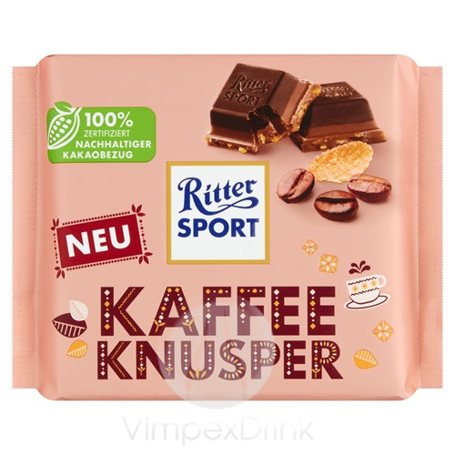 Ritter Sport Kaffe Knusper étcsok. 100g