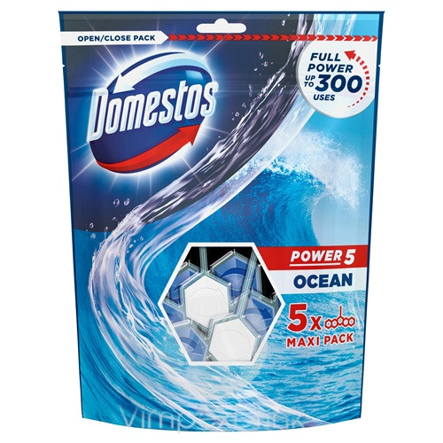 Domestos Power5 WC-rúd 5x55g Ocean