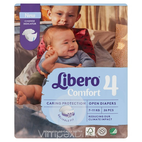 LIBERO Comfort Maxi (4) 26 db   7-11 kg