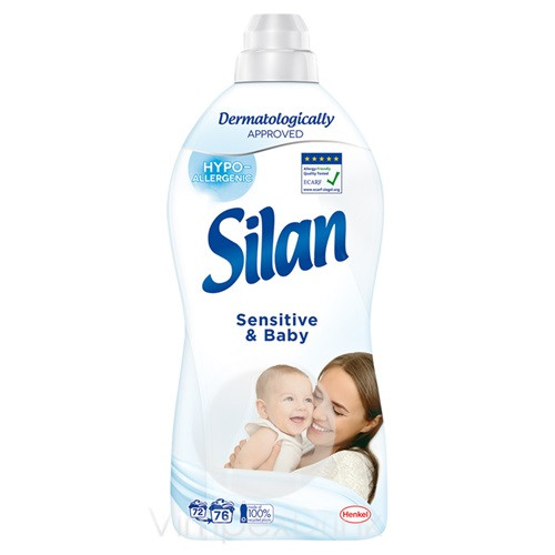 Silan öblítő 1672ml Sensitive 76m