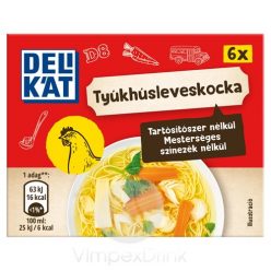 DELIKÁT Tyúkhúsleves kocka 60g