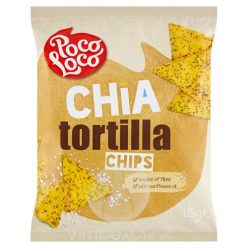 Poco Loco Tortilla chips sós-chia mag.125g