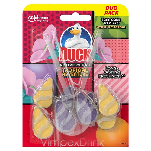 Duck ActiveClean WC-rúd 2*38,6g Tr. Adv.