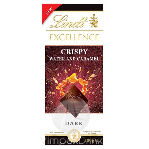 Lindt Excell.Dark Crispy Waf.&Caram.100g