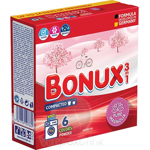 Bonux mosópor 390g Magnolia 6 mosás