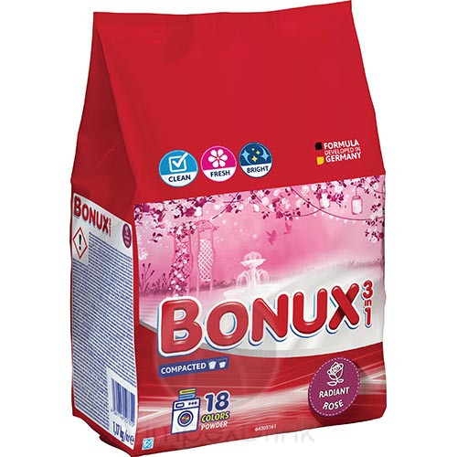 Bonux mosópor 1,17kg Rose 18 mosás