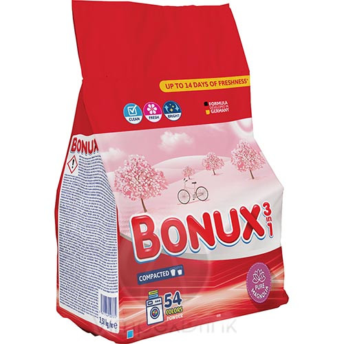 Bonux mosópor 3,51kg Magnolia 54 mosás