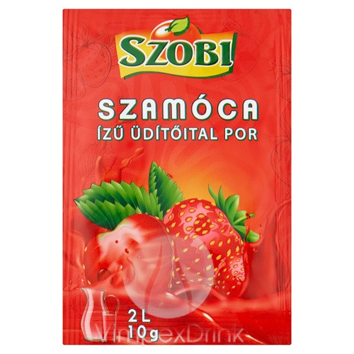 SZOBI Szamóca ízű italpor 10g