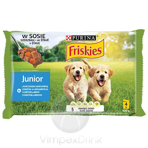 FRISKIES szószos nedves kutya 4x100g