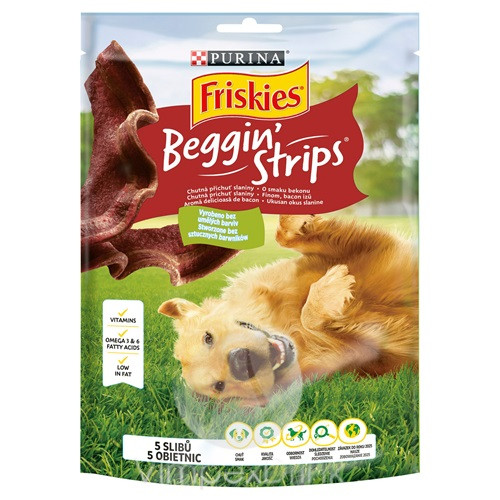 FRISKIES Beggin'Strips Bacon k.jut.fal.120g