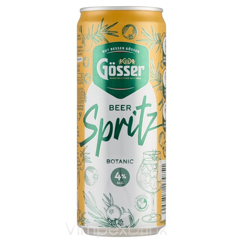 Gösser Spritz Botanic 4% 0,33l DOB - DRS