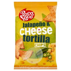 Poco Loco Tortilla chips jalapeno-sajt 125g