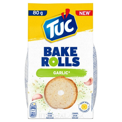 TUC Bake Rolls fokhagyma 80g