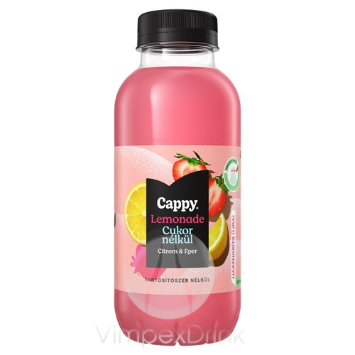 COCA Cappy Limo Zero Eper 0,4l PET DRS