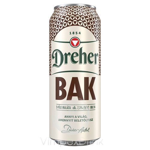 Dréher BAK 0,5L doboz 7,3% /24/ DRS