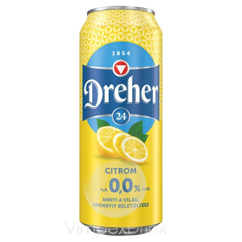 Dréher 24 Citrom 0,0% 0,5 DOB DRS