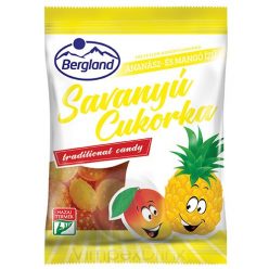 Bergland Savanyú cuk.ananász-mangó70g