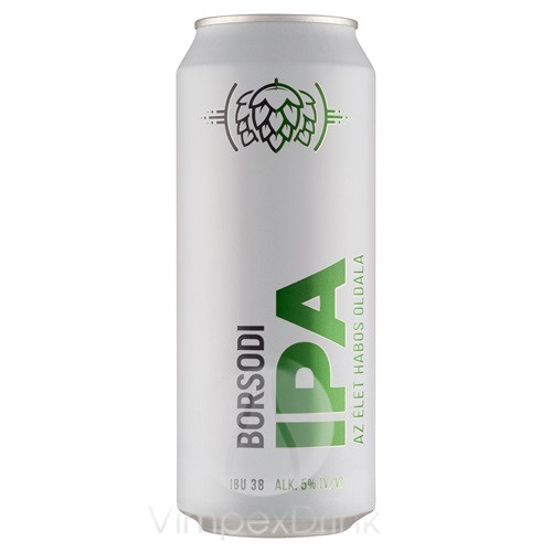 Borsodi IPA 5% 0,5l DOB /24/ - DRS