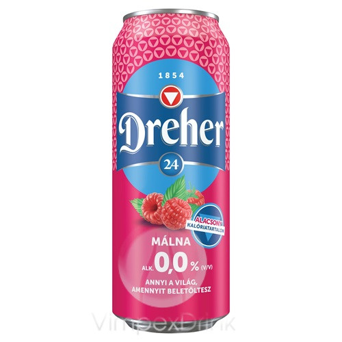 Dréher 24 Málna 0,5l DOB DRS