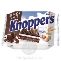 Knoppers Black & White töltött ostya 25g