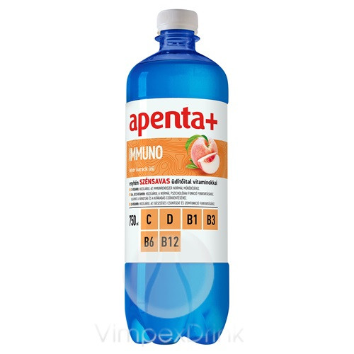 Apenta Immuno szénsavas 0,75 PET-DRS